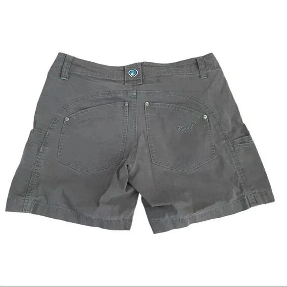 Kuhl Born In The Mountains Cotton Blend Pockets Low Rise Gray Womens Shorts SZ 2 - Picture 6 of 10